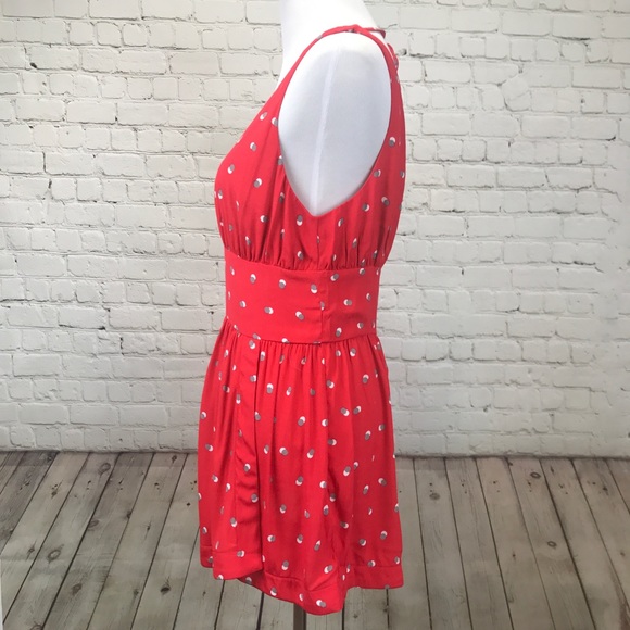 Revolve State of Being Shadowspot playsuit red NWT - Picture 5 of 8